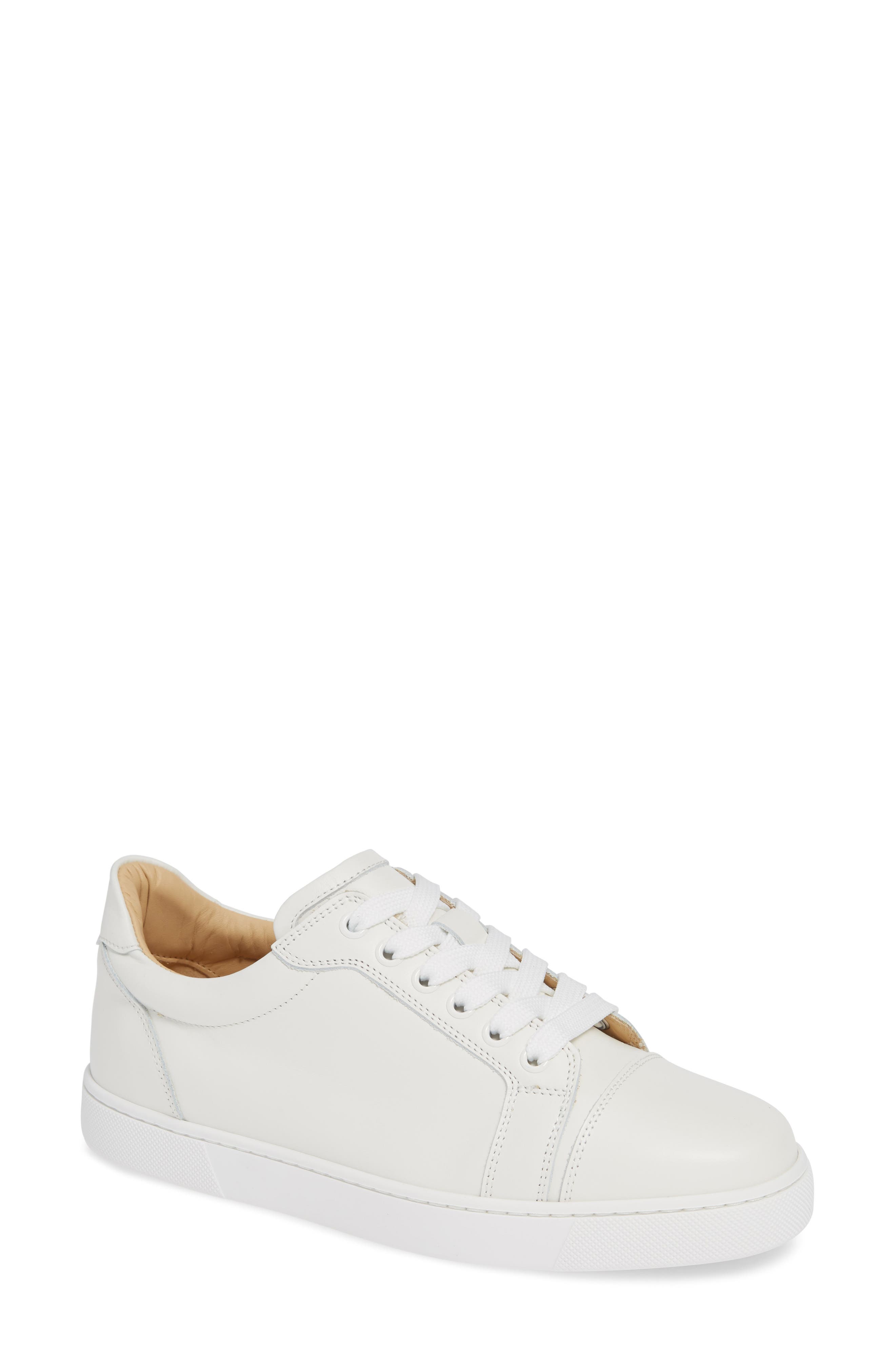 Christian Louboutin Vieira Lace-Up Sneaker - White