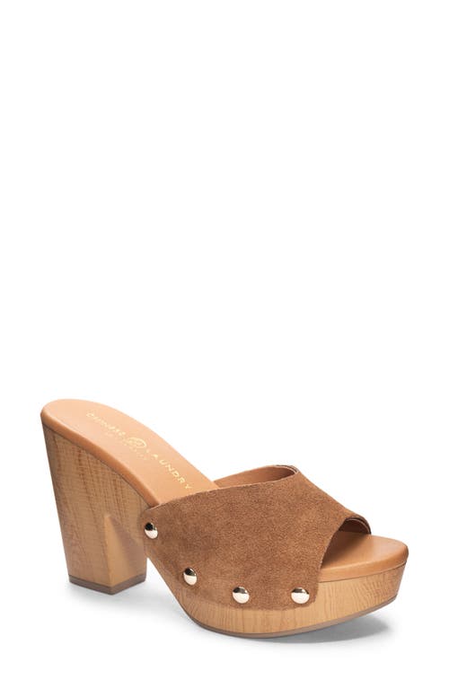 Chinese Laundry Forever Platform Sandal in Tan