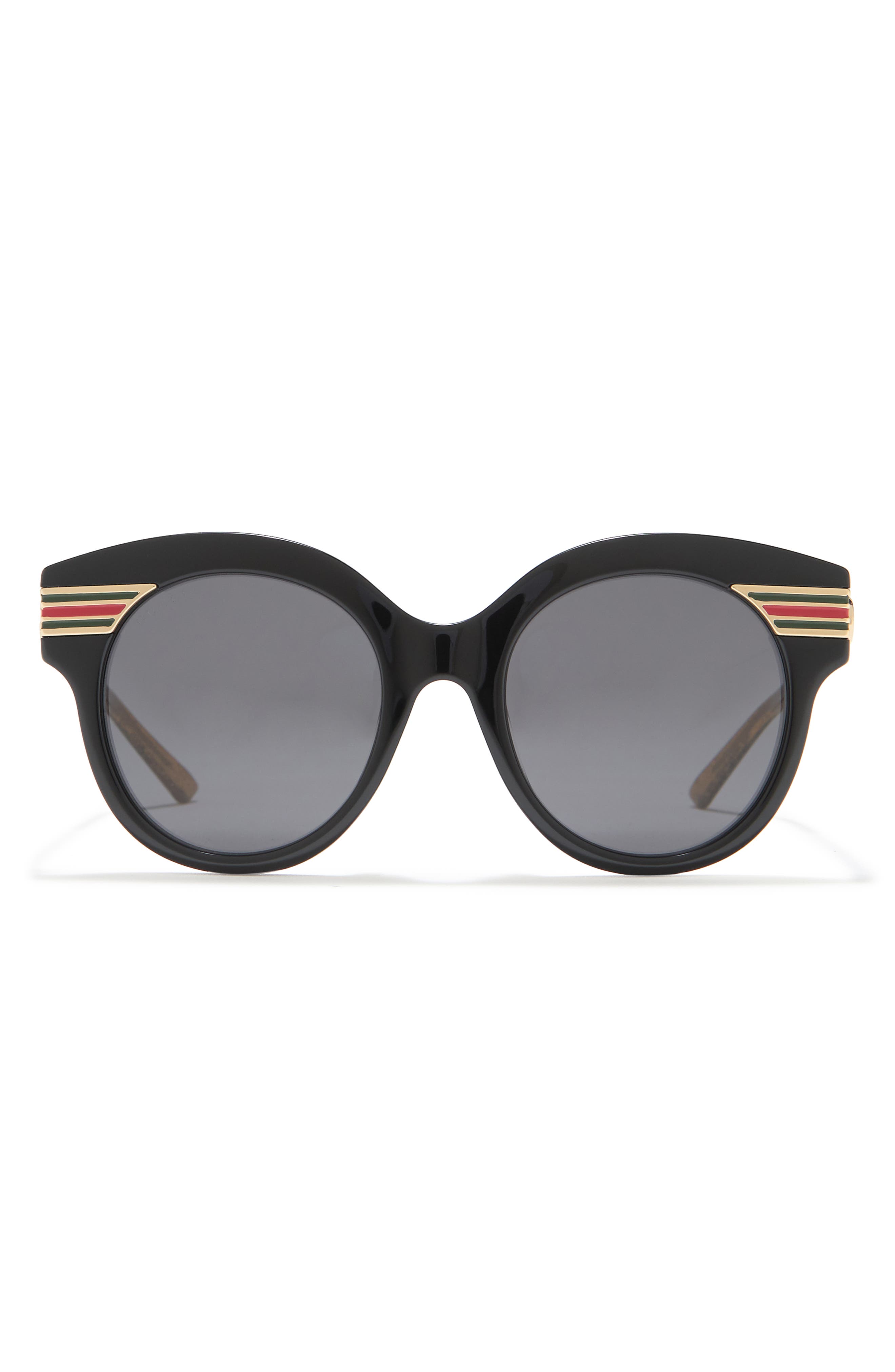 gucci modified round sunglasses