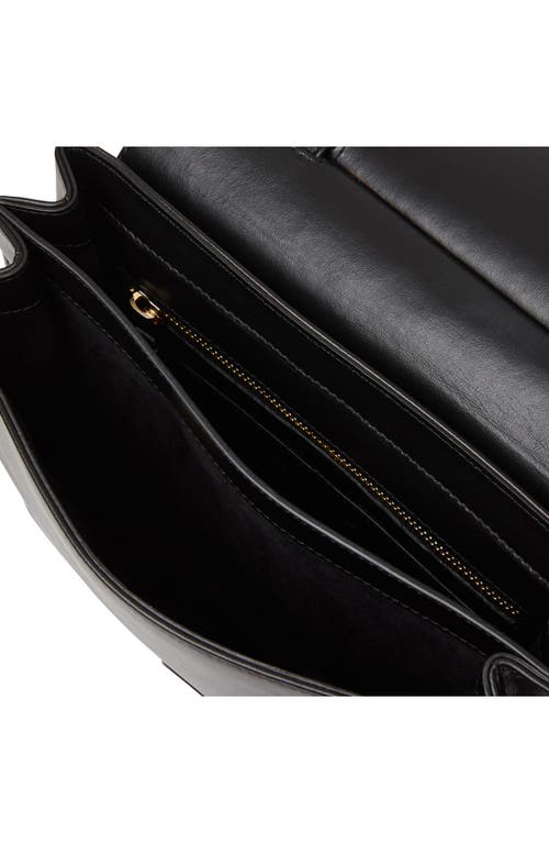 Bruno Magli Etta Leather Clutch In Black
