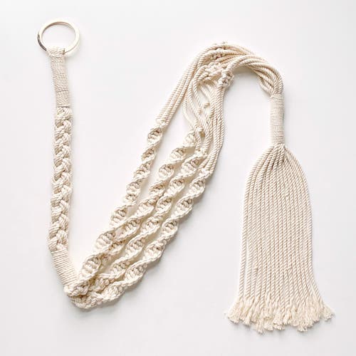 Shop Pillowpia Trina Macrame Plant Hanger In Natural