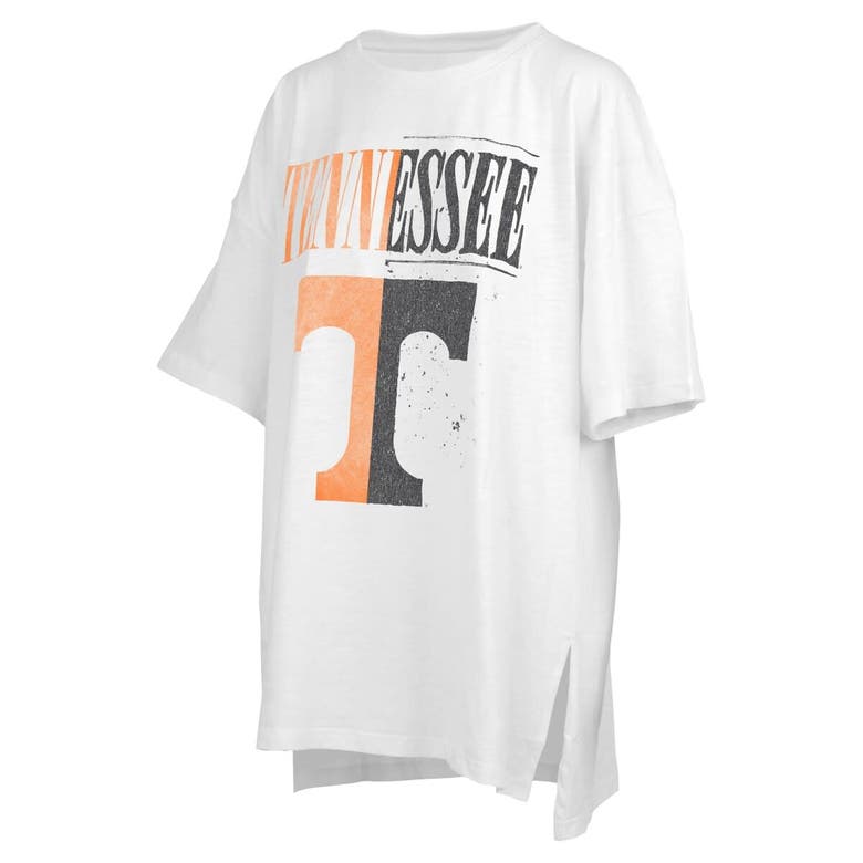 Shop Pressbox White Tennessee Volunteers Lickety-split Oversized T-shirt