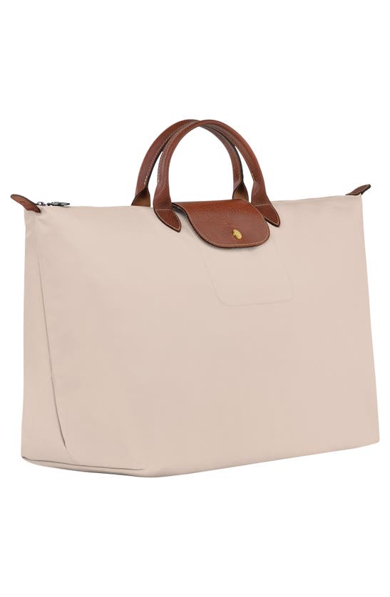 Shop Longchamp 'le Pliage' Overnighter In Paper
