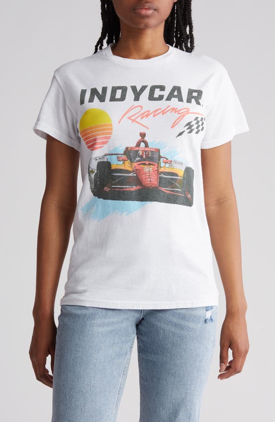 Shop Philcos Indycar Graphic T-shirt In Off White Pigment