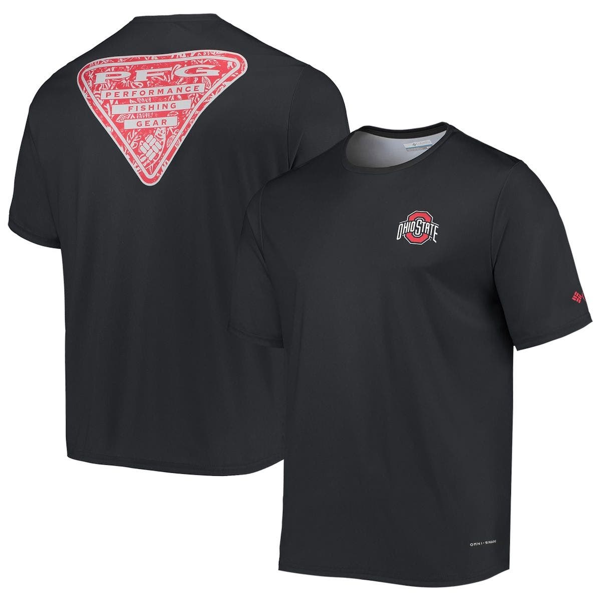 ohio state columbia fishing shirt