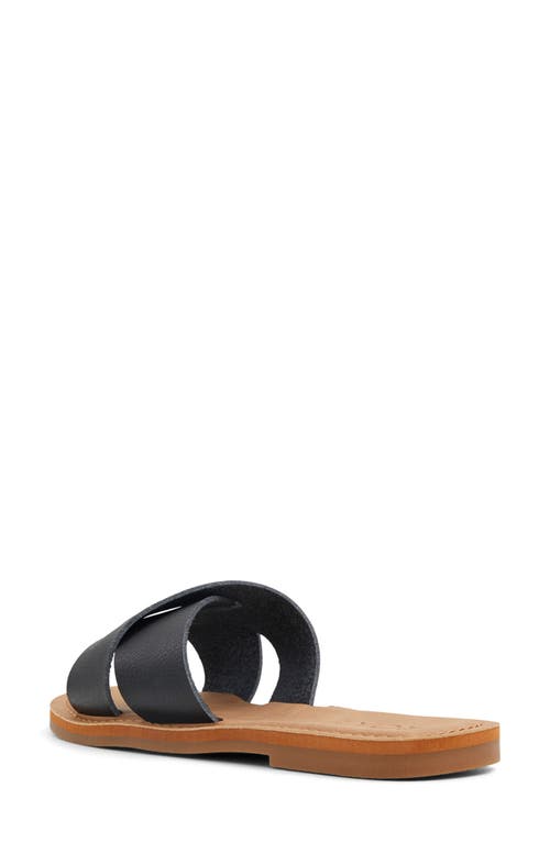 Shop Roxy Andreya Slide Sandal In Black