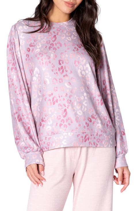 Lucky Brand Women's Pajama Shirt - 3 Pack Cozy Lounge Ribbed Sleep