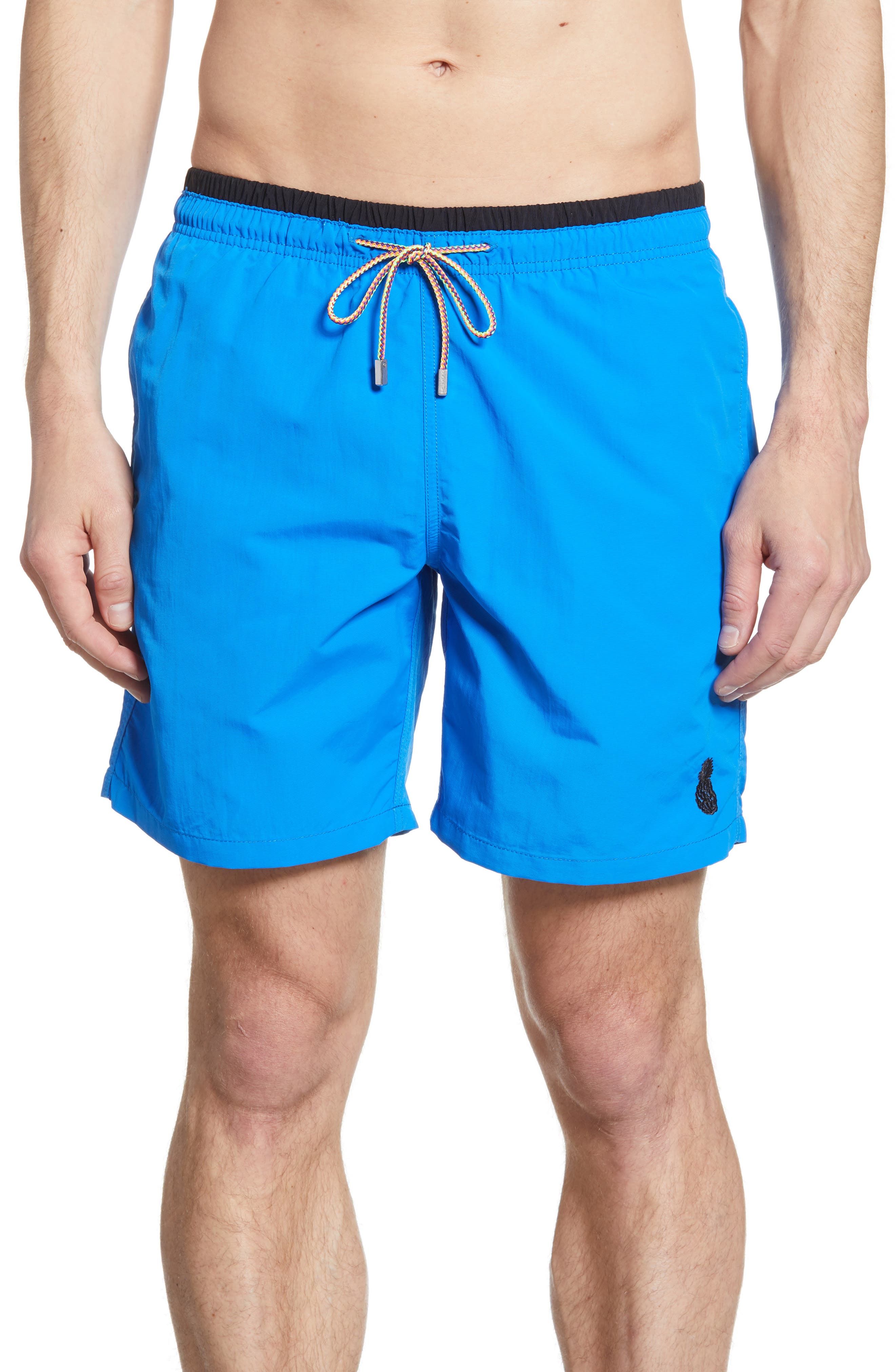 Bugatchi Swim Trunks, Blue