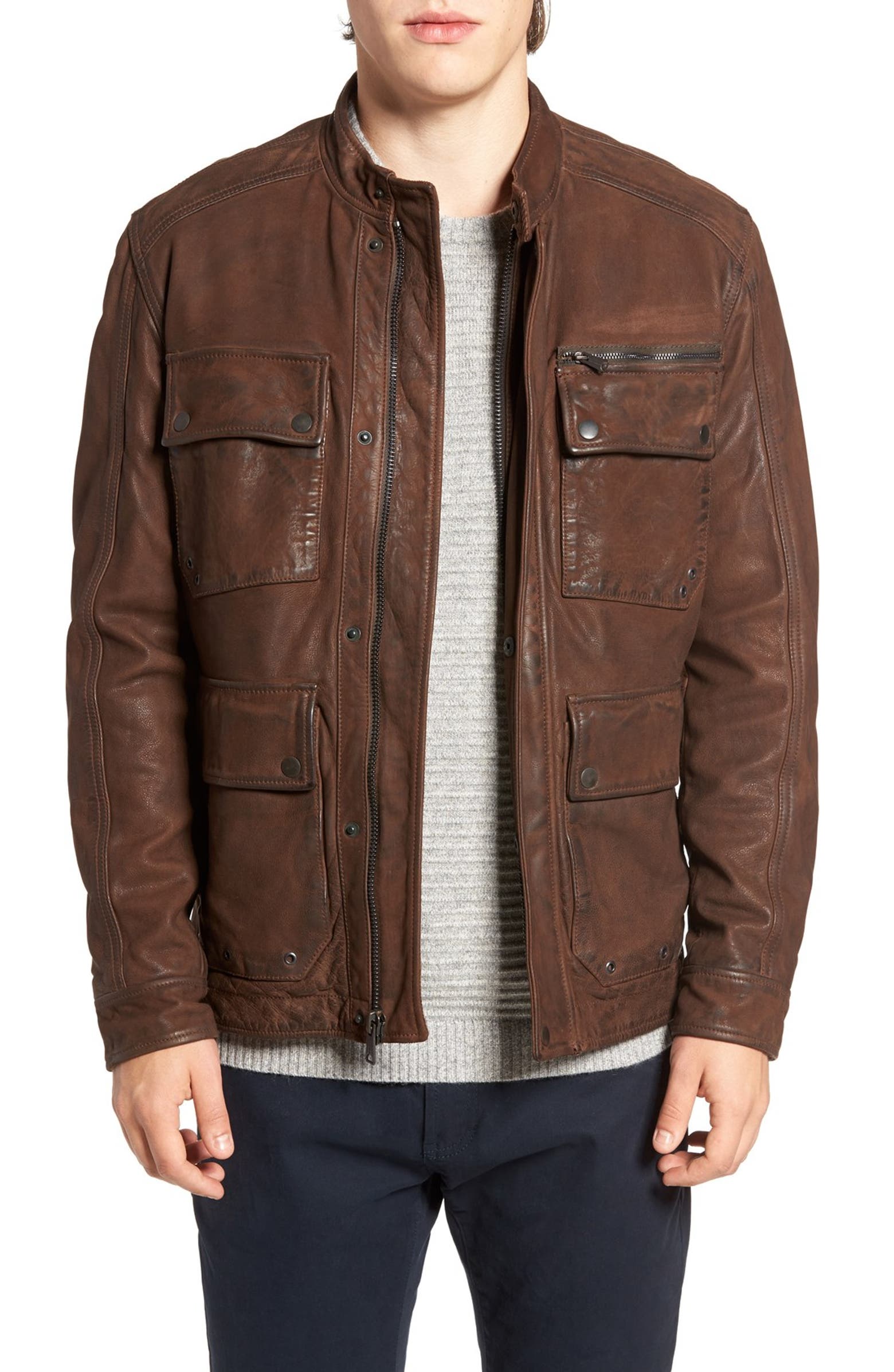 Lucky Brand Manx Leather Jacket | Nordstrom