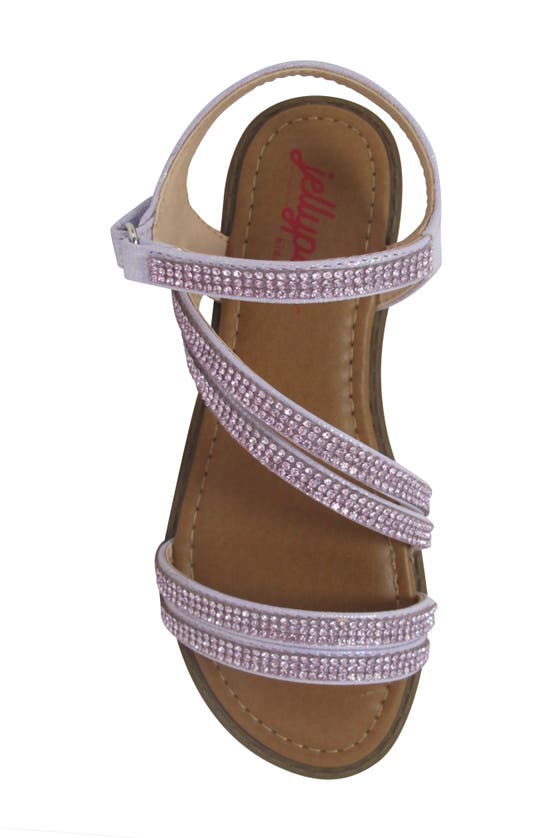 Shop Jellypop Kids' Penny Rhinestone Sandal In Lavender