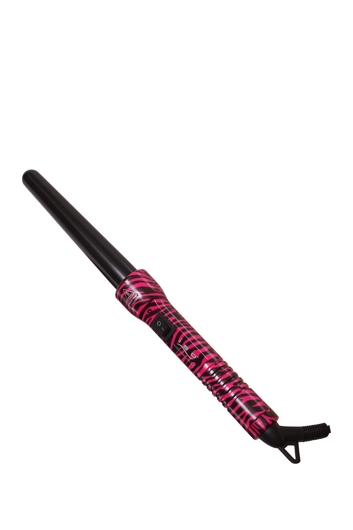 Iso Professional 3-piece Flat Iron And Curling Wand Set In Pink Zebra
