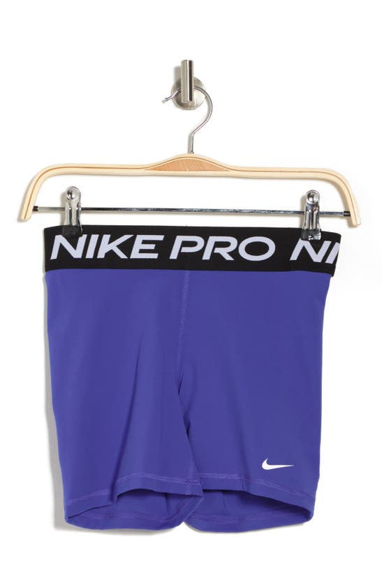 Nike Pro 365 Performance Shorts In Lapis/ Black/ White