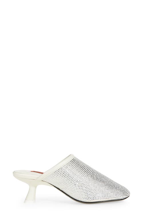 Shop Simon Miller Simonmiller Crystal Beep Mule In Seashell