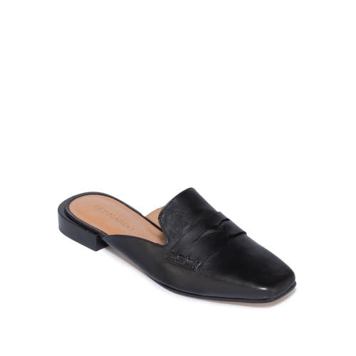 Bernardo Footwear Penny Loafer Mule In Black