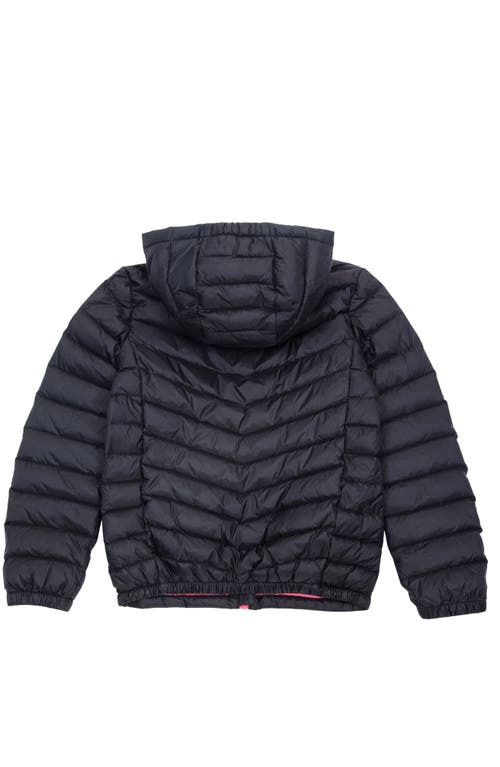 Rokka&rolla Kids' Ultra Light Packable Down Jacket In Black