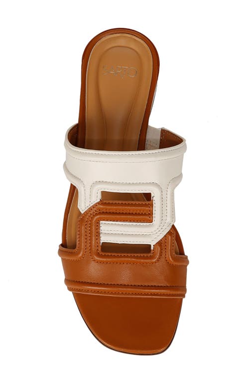 Sarto By Franco Sarto Marina Slide Sandal In Tan