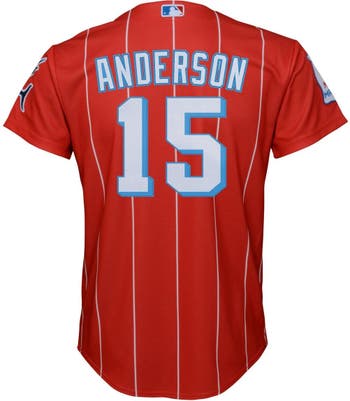 Nike Youth Nike Brian Anderson Red Miami Marlins City Connect Replica  Player Jersey