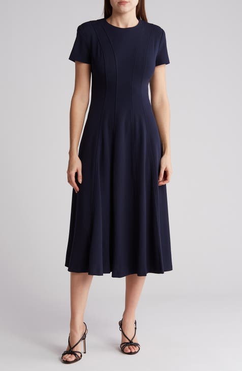 Short Sleeve A-Line Dress