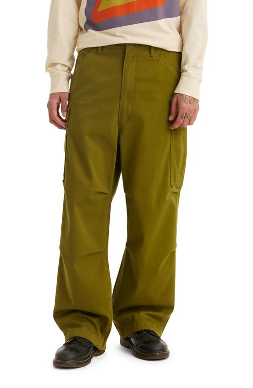 Shop Levi's Skate Loose Cargo Pants In Fir Green