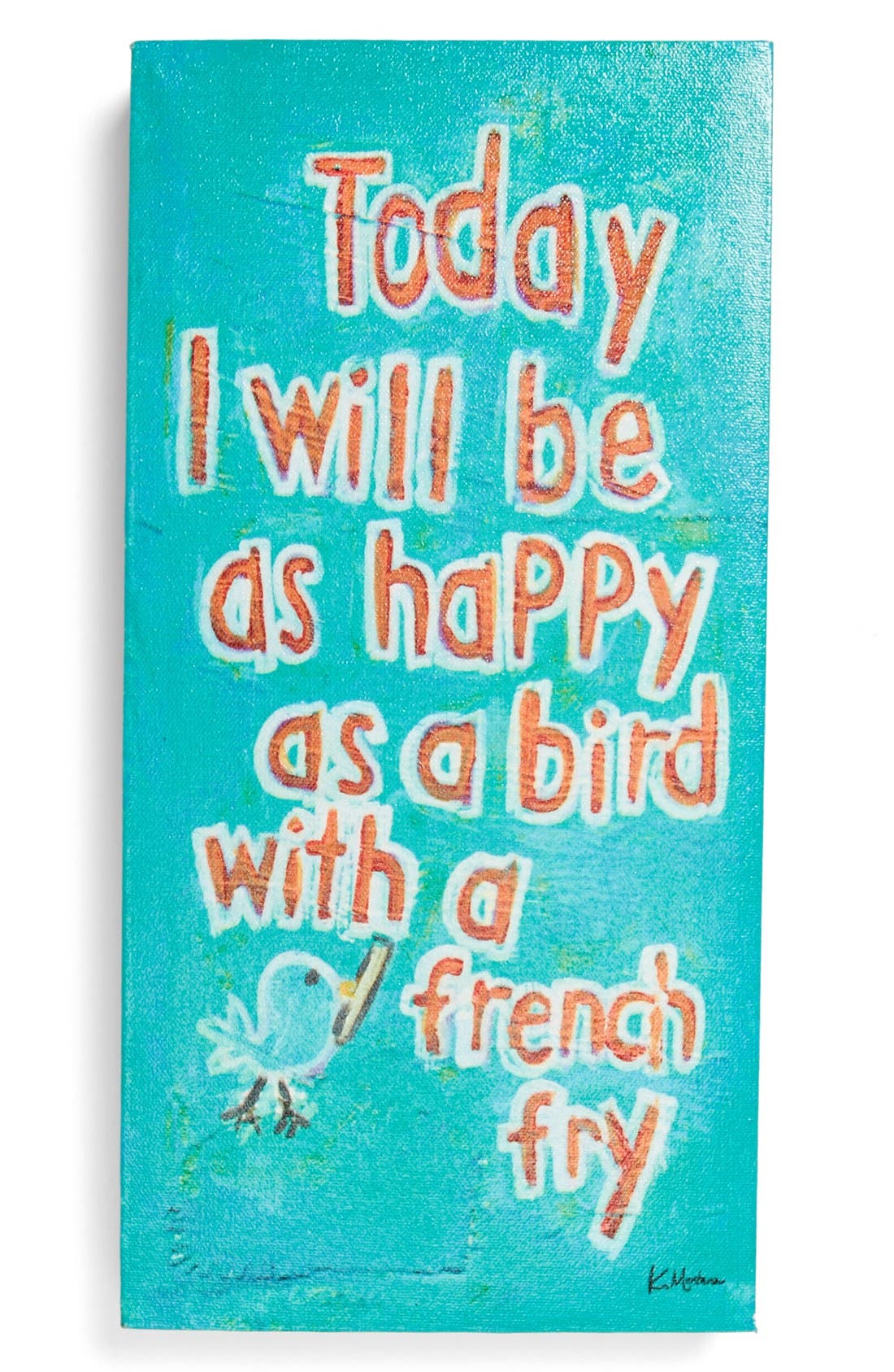 Creative CoOp 'Happy as a Bird' Wall Art Nordstrom