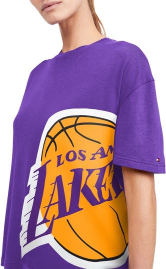 Women's Tommy Jeans Purple Los Angeles Lakers Bianca T-Shirt Size: Medium