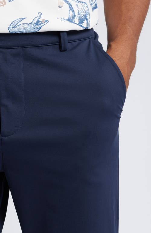 Mizzen + Main Mizzen+main Upton Flat Front Chinos In Navy Solid
