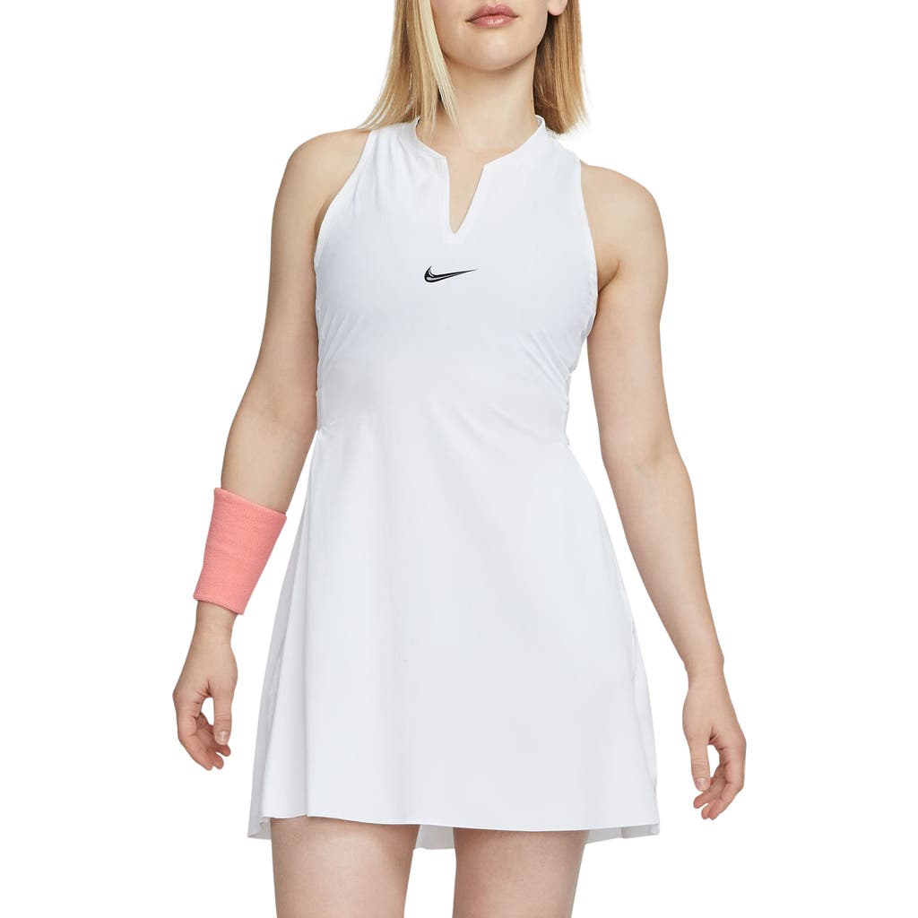 Nike Club Dri-fit Racerback Dress In White