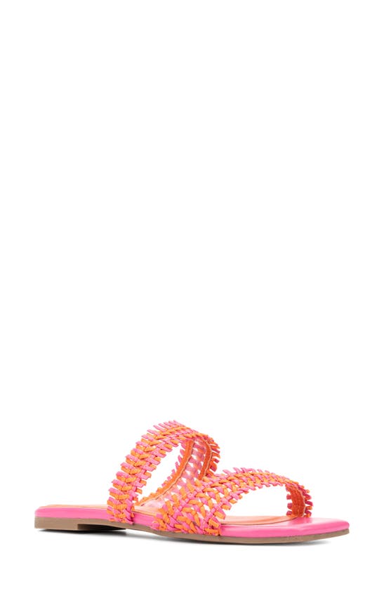 Fashion To Figure Pammy Sandal In Pink Multi