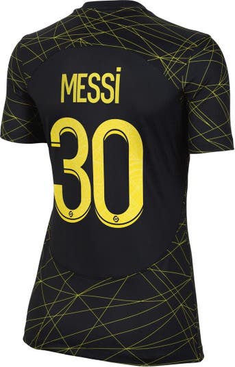 Lionel Messi Paris Saint-Germain Nike Youth 2022/23 Away Breathe