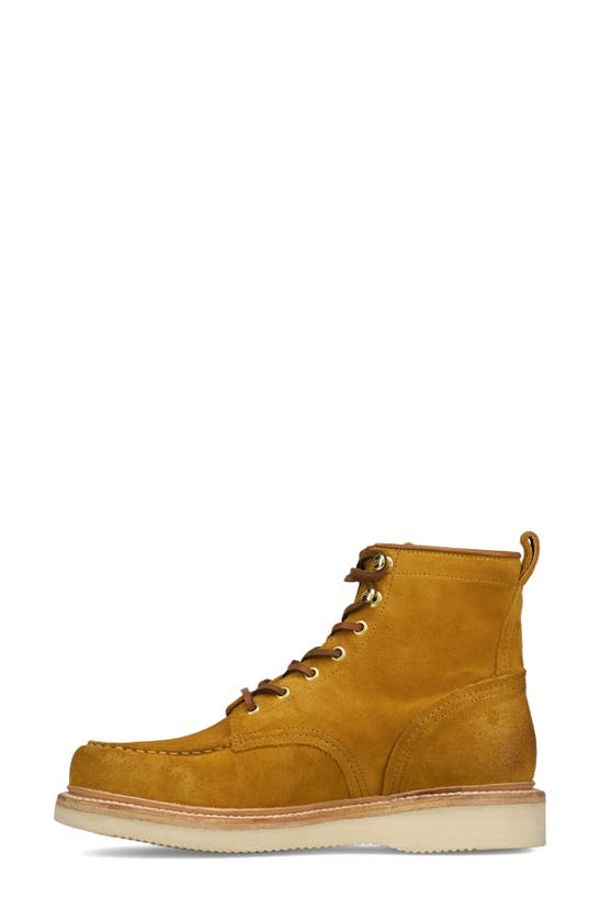 Shop Frye Hudson Work Boot In Golden Rod