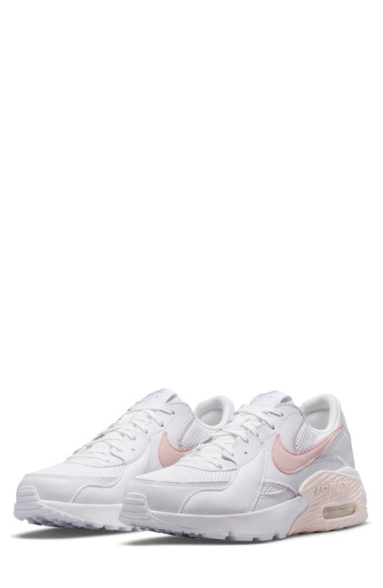 Nike Air Max Excee Sneaker In White/barely Rose-white