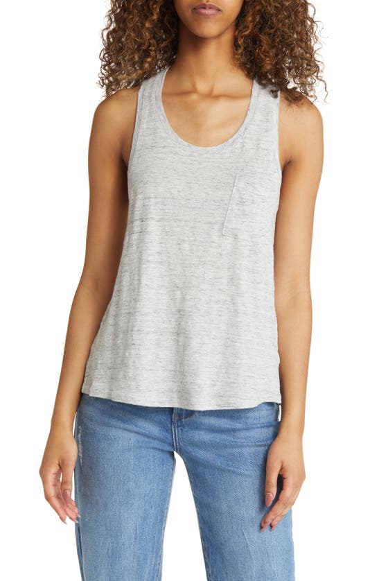 Thread and Supply Edlin Tank in Ivory Latte Stripe main image 1