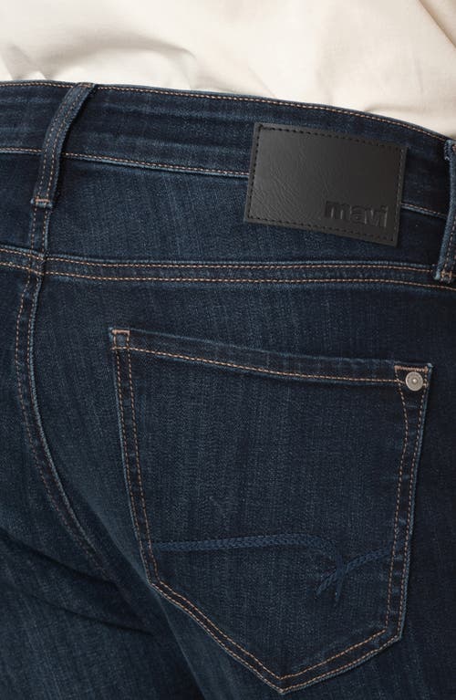 Mavi Jeans Zach Straight Leg Jeans In Deep Brushed Boston