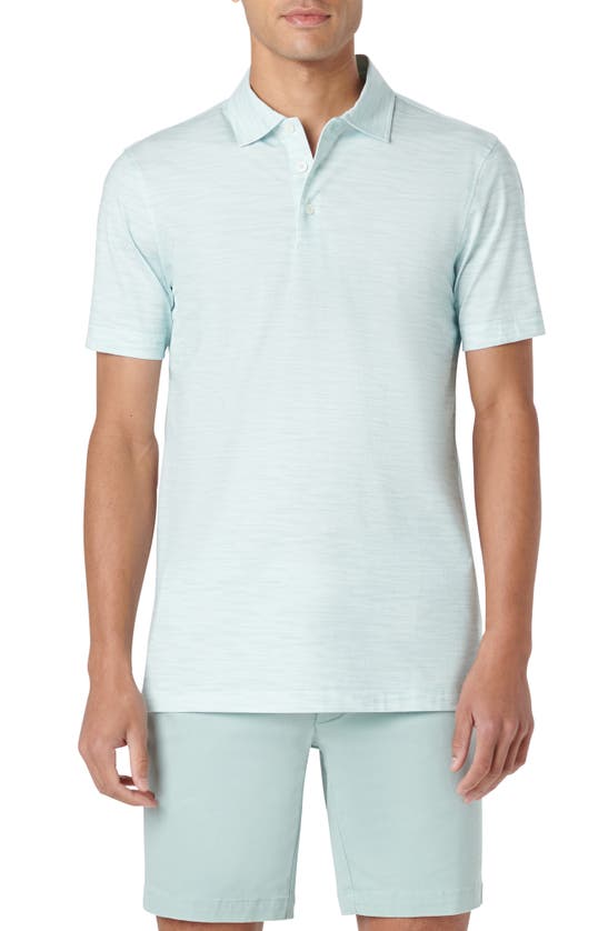 Shop Bugatchi Victor Ooohcotton® Print Polo In Mint