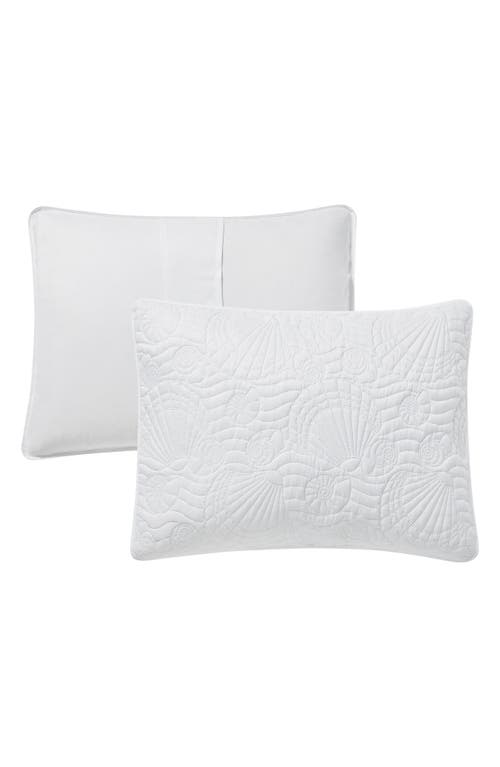 Vcny Home Ocean Solid 3-piece Quilt Set In White