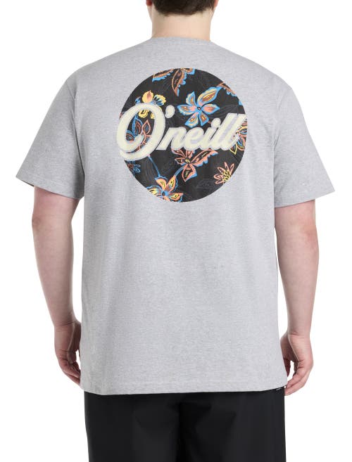 Shop O'neill Combo Graphic Tee In Grey