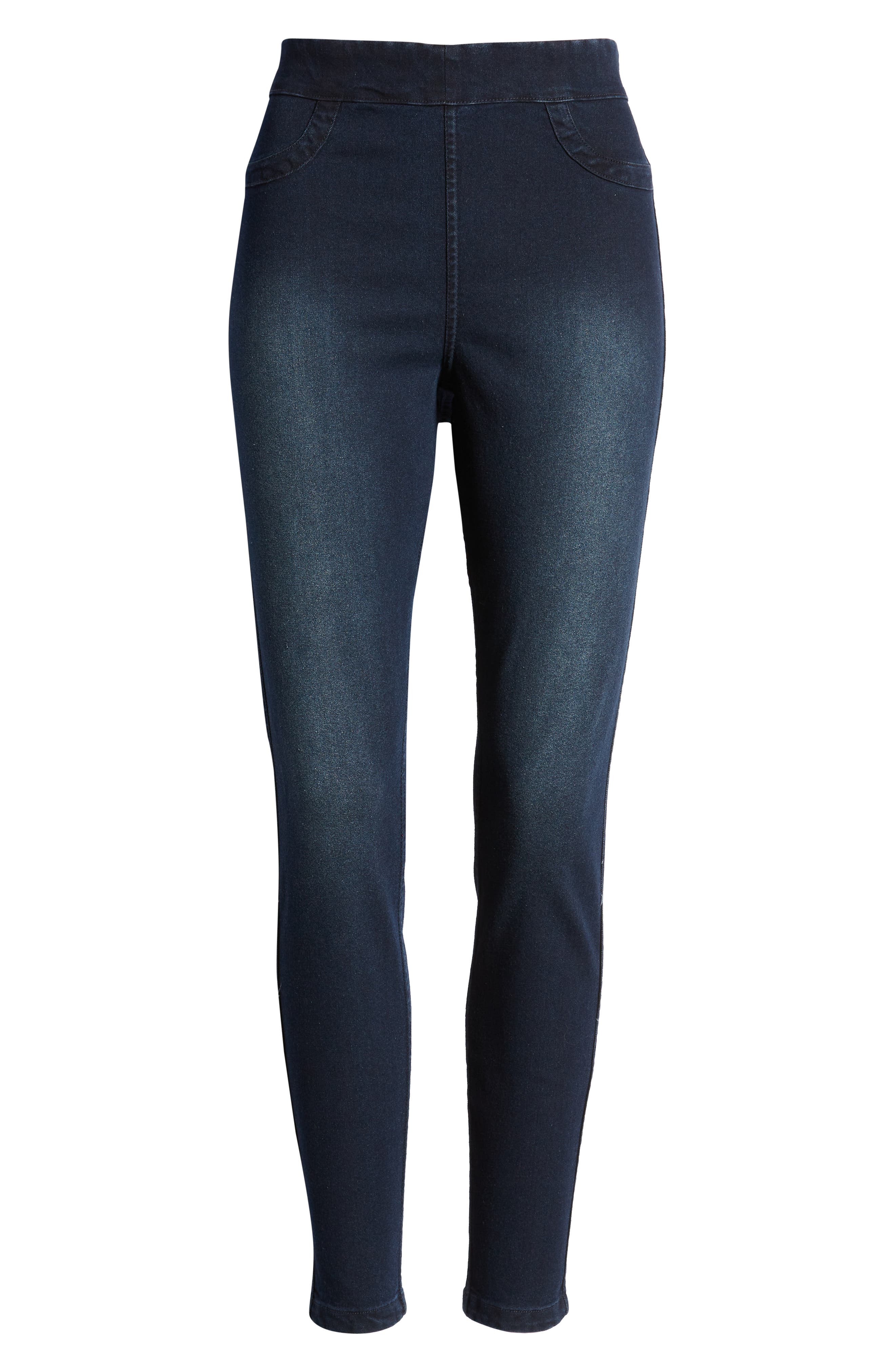 Hue Reversible Denim Leggings | Nordstrom