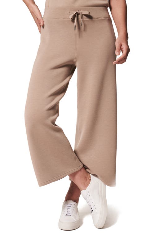 SPANX® Air Essentials Wide Leg Crop Pants in Fawn
