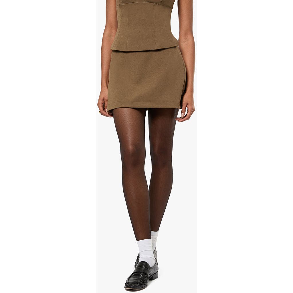 Weworewhat Mini Skort In Kangaroo