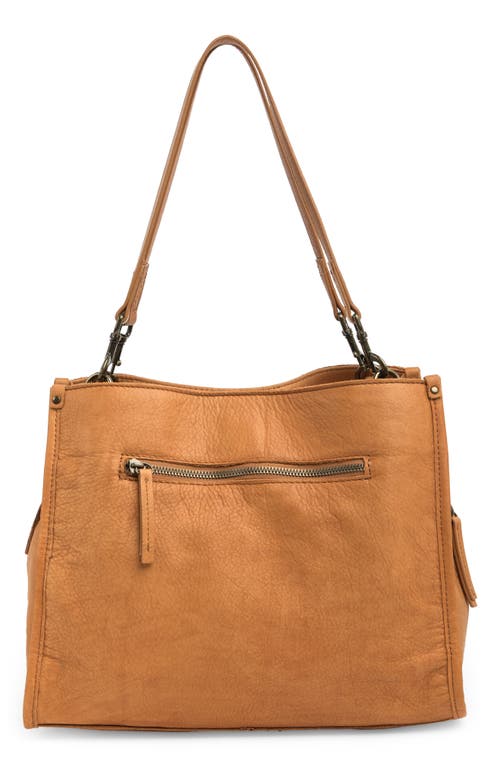 American Leather Co. Lenox Leather Satchel In Cafe Latte Smooth