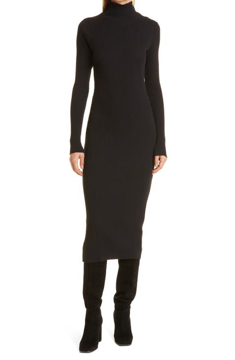 black turtleneck dress | Nordstrom