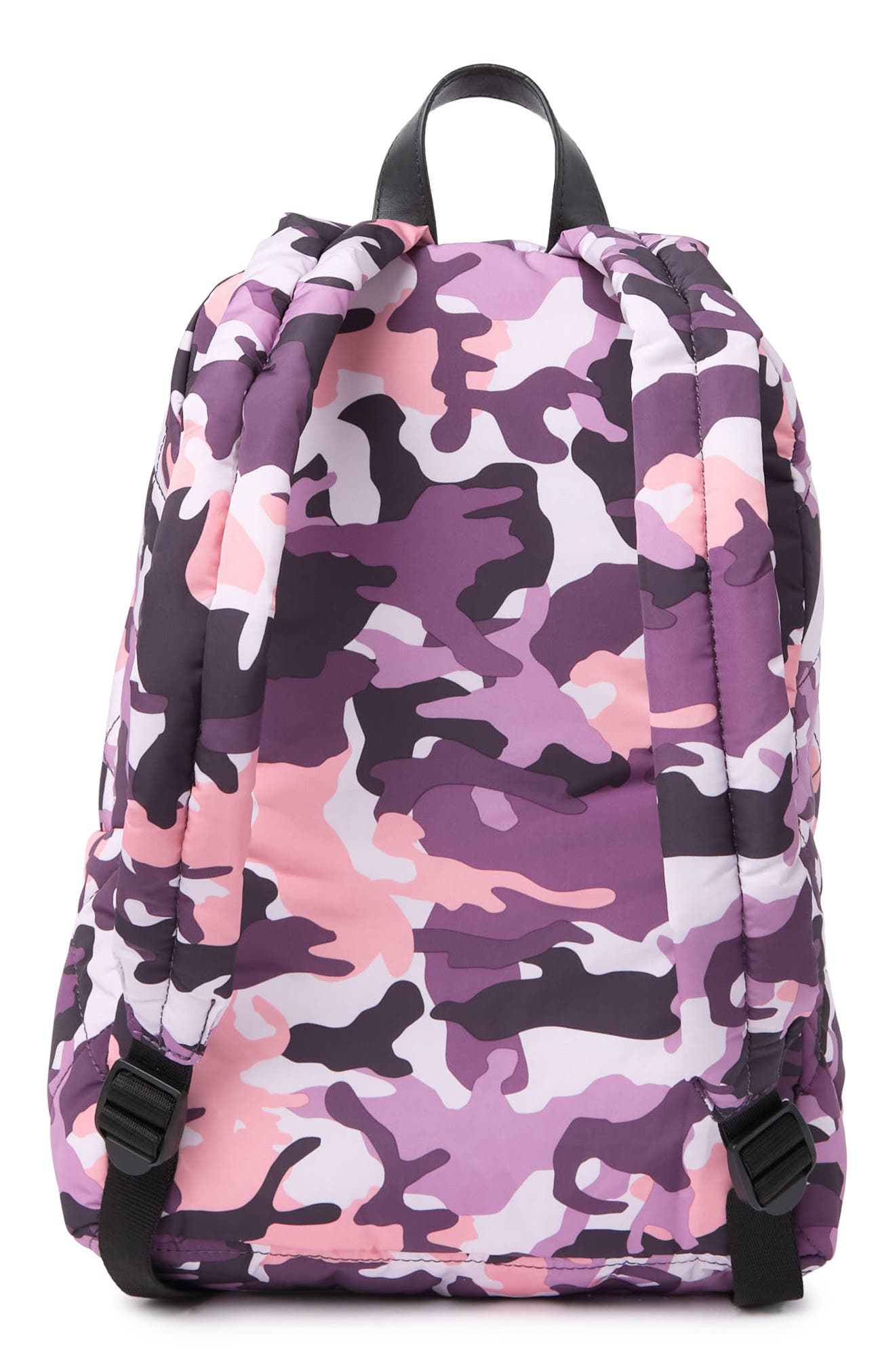 pink mini camo backpack