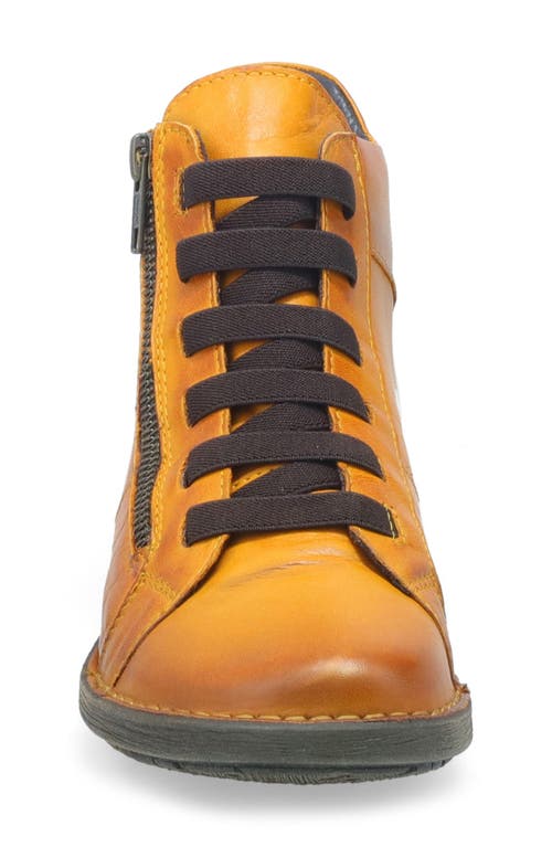Miz Mooz Preslee Ankle Boot In Ochre Antique