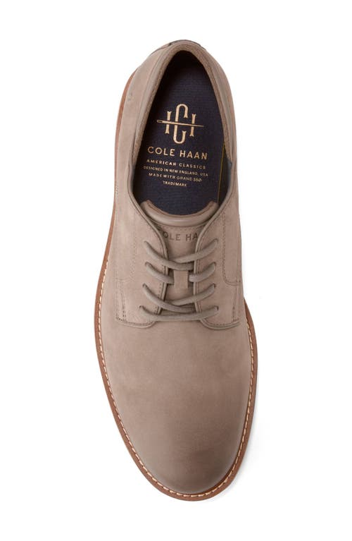 Shop Cole Haan American Classics Montrose Plain Toe Derby In Morel Nbk