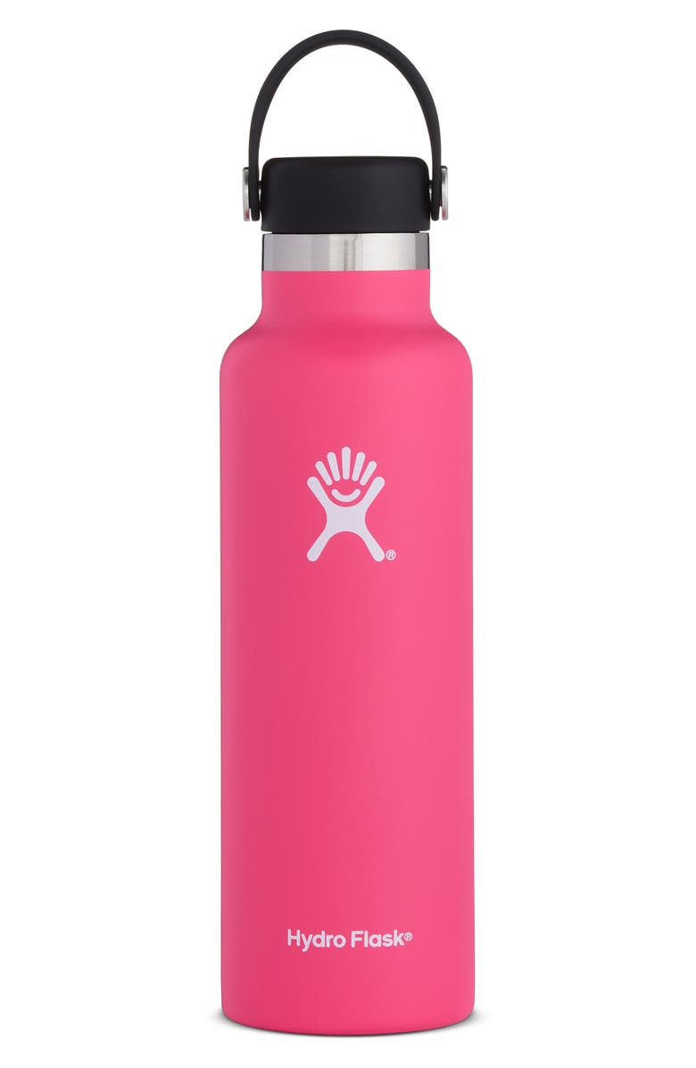 HYDRO FLASK 21-Ounce Standard Mouth Bottle with Sport Cap, Main, color, WATERMELON