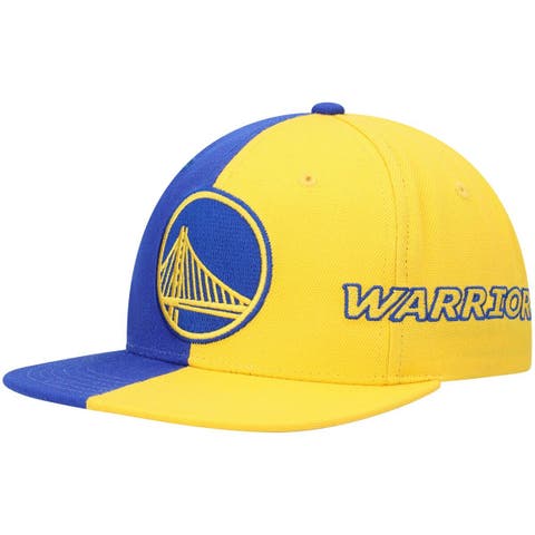 Golden State Warriors Mitchell & Ness Hot Fire Snapback Hat - White