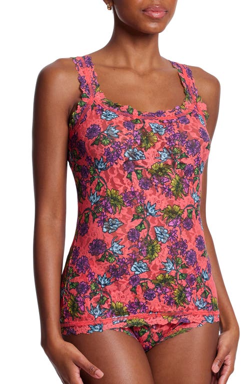 Hanky Panky Printed Signature Lace Classic Cami In Wonderland Blooms