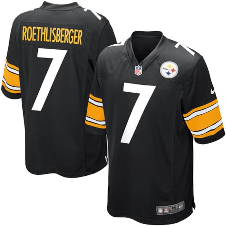 Men's Nike Ben Roethlisberger Black Pittsburgh Steelers