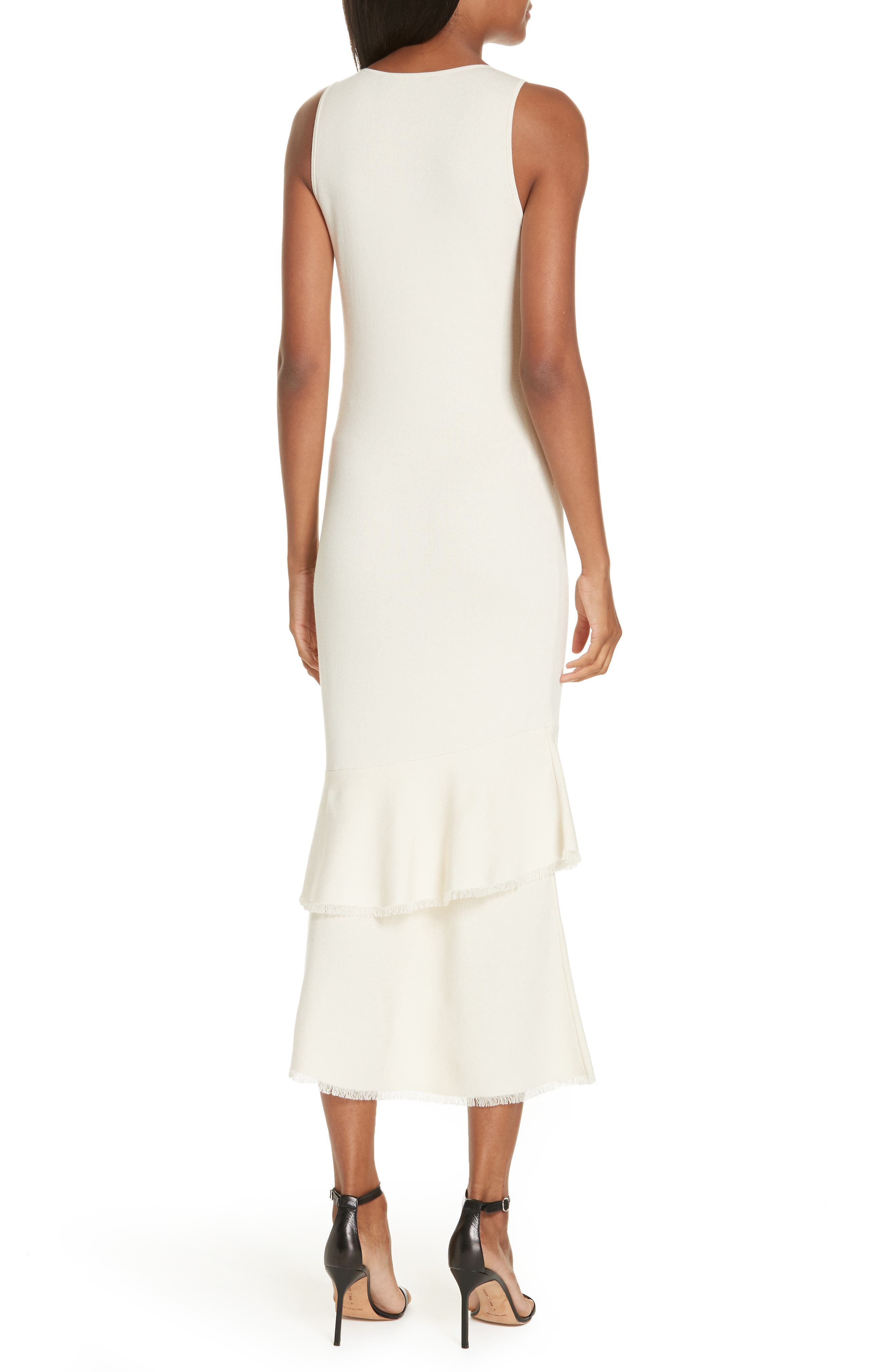 theory nilimary prosecco midi dress