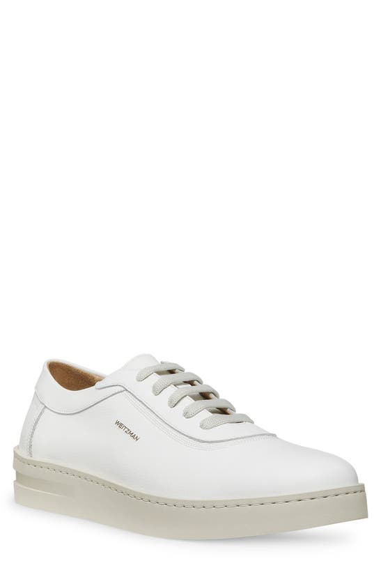 Shop Stuart Weitzman Hamptons Sneaker In White